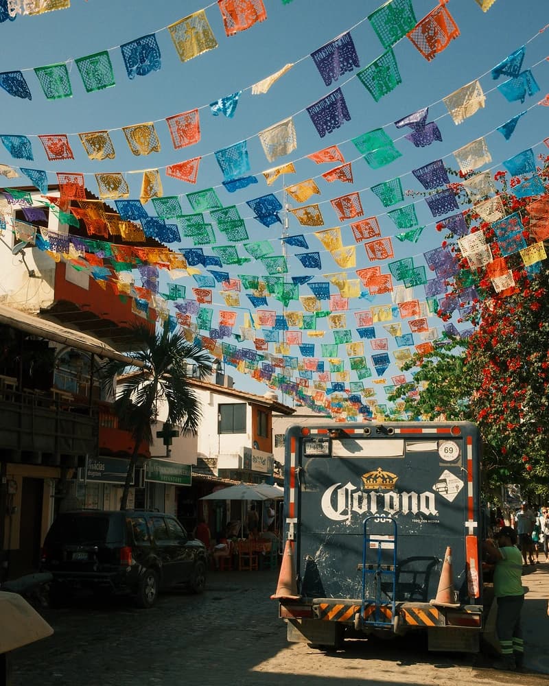 Corona delivery truck